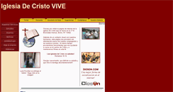 Desktop Screenshot of iglesiadecristovive.com