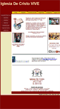 Mobile Screenshot of iglesiadecristovive.com