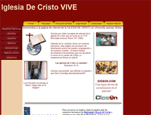 Tablet Screenshot of iglesiadecristovive.com